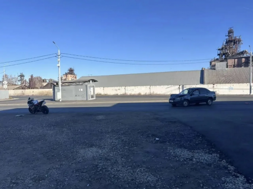 Авария с мотоциклом на улице Ижевской в Оренбурге