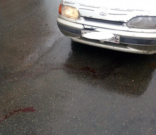 В Оренбурге на улице Чичерина мужчине отстрели нос