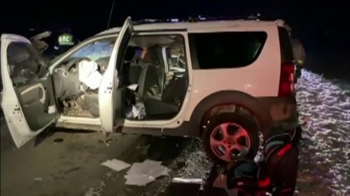 У Бугуруслана произошло столкновение автомобилей «Мазда» и «Лада Ларгус»