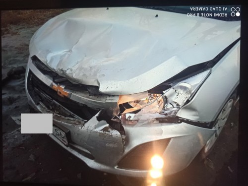 В Новотроицке произошло столкновение четырех автомобилей