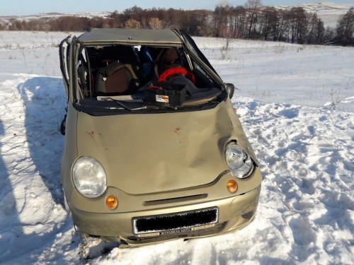 В Саракташском районе в результате ДТП пострадали малолетние пассажиры 