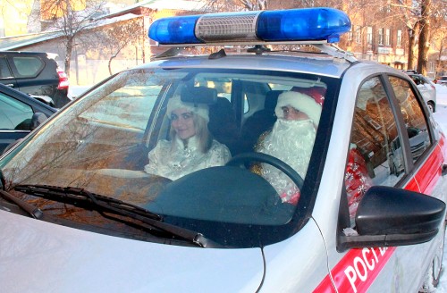 Дед Мороз за "Безопасный Новый год"