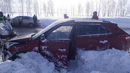 В Шарлыкском районе в ДТП пострадало три человека