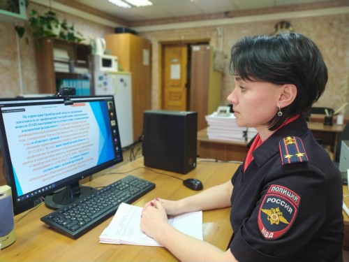 Сотрудники наркоконтроля УМВД области провели онлайн-семинар для обучающихся Сотрудники наркоконтроля УМВД области провели онлайн-семинар для обучающихся