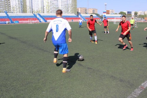 Команды силовых структур встретились на футбольном поле