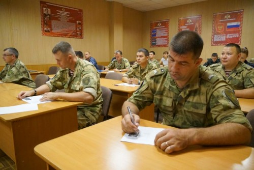 3 сентября в Оренбуржье росгвардейцы написали «Диктант Победы»