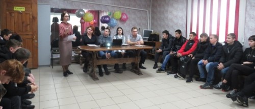 Сотрудники полиции с.Ташла провели встречу со студентами первого курса Ташлинского политехнического техникума в день правовой помощи детям. Сотрудники полиции с.Ташла провели встречу со студентами первого курса Ташлинского политехнического техникума в день правовой помощи детям.