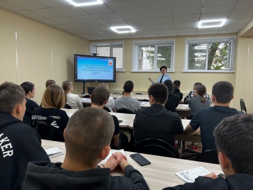 В рамках акции «Сообщи, где торгуют смертью» в педагогическом колледже им. Н. К. Калугина прошел информационный час