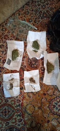 Крупную партию запрещенного вещества и оружие с патронами обнаружили полицейские в Октябрьском районе