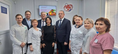 В поселке Весенний Оренбургского района открыт новый модульный фельдшерско-акушерский пункт