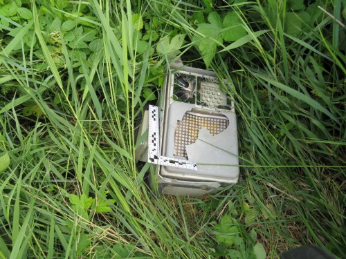 Под Оренбургом на трассе сломали камеру фиксации скорости Под Оренбургом на трассе сломали камеру фиксации скорости