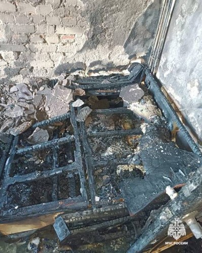 На пожаре в Оренбурге погибли два человека