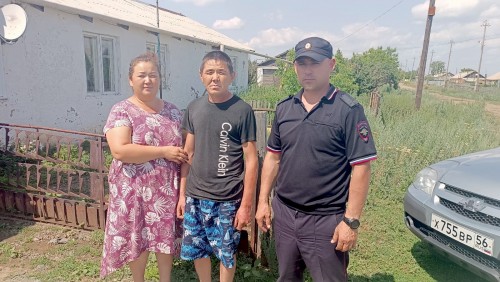 Новоорские полицейские помогли разыскать жителя Адамовского района Новоорские полицейские помогли разыскать жителя Адамовского района