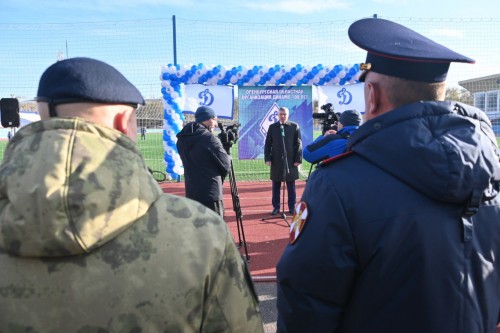 Руководство Управления Росгвардии по Оренбургской области приняло участие в открытии стадиона «Динамо» Руководство Управления Росгвардии по Оренбургской области приняло участие в открытии стадиона «Динамо»