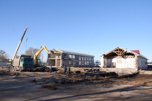 Строительные работы в школе № 65 Оренбурга идут по графику Строительные работы в школе № 65 Оренбурга идут по графику