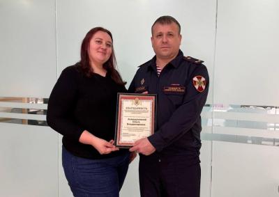 Оренбургские росгвардейцы поздравили журналистов с Днем российской печати