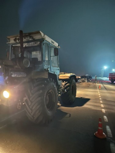 Смертельное ДТП в Ташлинском районе. У трактора не работали задние габаритные огни? Смертельное ДТП в Ташлинском районе. У трактора не работали задние габаритные огни?