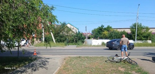 В Оренбурге на пешеходном переходе гранта сбила 10-летнего велосипедиста