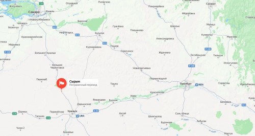 На казахстанском КПП «Сырым», который находится напротив российского пункта «Маштаково», началась плановая реконструкция