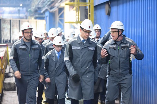 Министр промышленности РФ посетил Уральскую Сталь с рабочим визитом