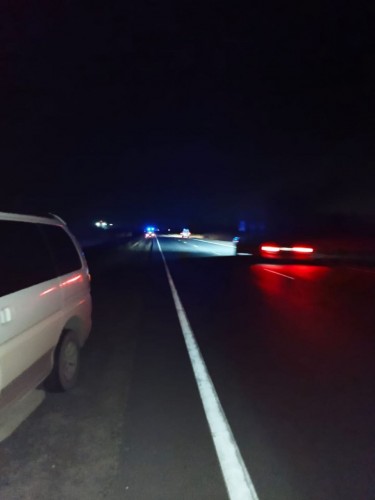 Под Оренбургом на трассе сбили пешеходов