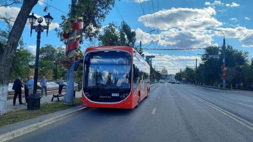 В Оренбурге завершается тестирование нового троллейбуса В Оренбурге завершается тестирование нового троллейбуса