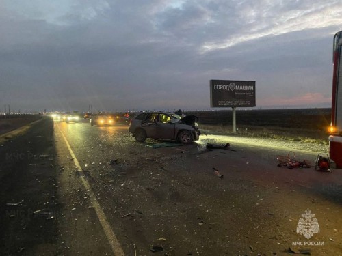 В автомобильной аварии на трассе между Оренбургом и Соль-Илецком погиб человек
