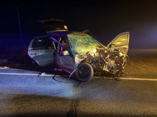 В Адамовском районе в крупном ДТП пострадали трое человек