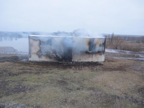 В Северном районе задержали поджигателя вагончика