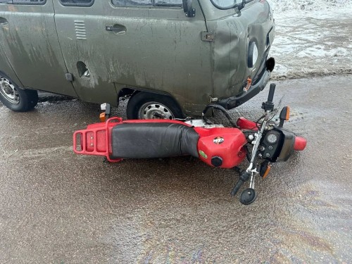 В Бузулуке в ДТП пострадал несовершеннолетний водитель мотоцикла