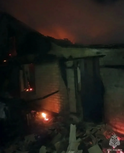 В Первомайском районе на пожаре погиб мужчина