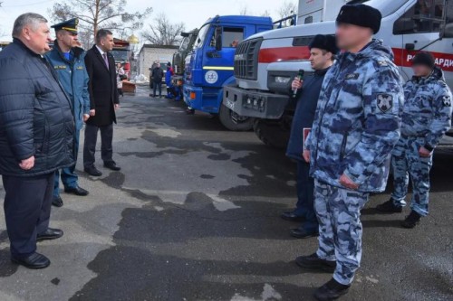 В ОРЕНБУРГЕ РОСГВАРДЕЙЦЫ ПРИНЯЛИ УЧАСТИЕ В СМОТРЕ ГОТОВНОСТИ СИЛ И СРЕДСТВ К ДЕЙСТВИЯМ ПО ЛИКВИДАЦИИ ПОСЛЕДСТВИЙ ПРОХОЖДЕНИЯ ВЕСЕННЕГО ПАВОДКА