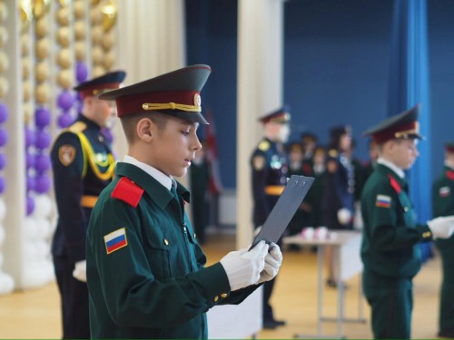В ОРЕНБУРГСКОЙ ОБЛАСТИ СОСТОЯЛАСЬ ТОРЖЕСТВЕННАЯ ЦЕРЕМОНИЯ ПОСВЯЩЕНИЯ В КАДЕТЫ