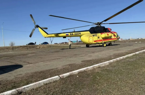 Санитарная авиация срочно перевезла пациента из Ташлы в Оренбург