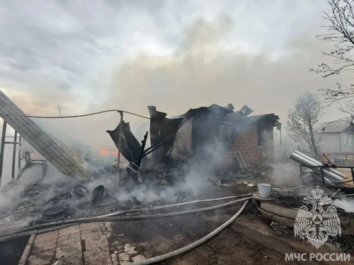 В Переволоцком районе на пожаре погиб человек