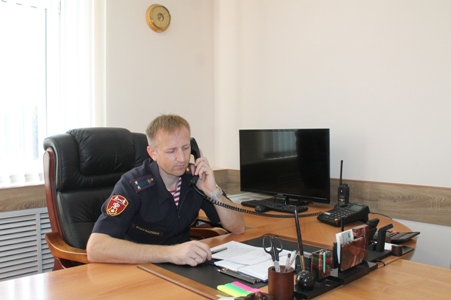 Начальник Управления вневедомственной охраны провел прямую линию с гражданами по вопросу трудоустройства на службу в Росгвардию и поступления в ведомственные институты