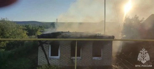 В Александровском районе при пожаре погиб мужчина