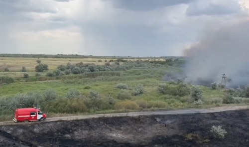 В Домбаровском районе ввели режим «Повышенная готовность» из-за травяных пожаров