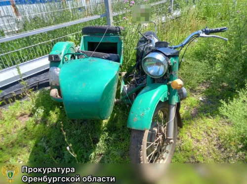 Пьяный водитель из Оренбургского района лишился мотоцикла «Урал»