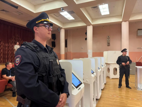 Полиция обеспечила безопасность в Единый день голосования Полиция обеспечила безопасность в Единый день голосования