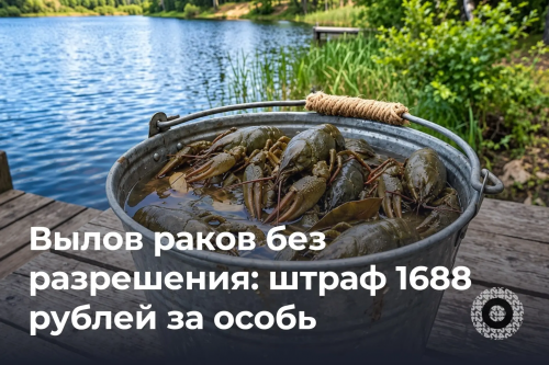В Оренбуржье резко увеличили штраф за незаконный вылов раков
