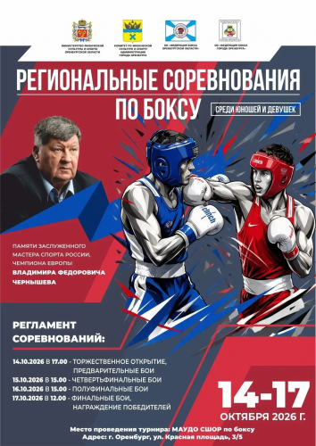 Турнир по боксу в Оренбурге в память о Владимире Чернышеве