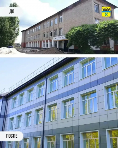 Капремонт в селе Городище: школа на этапе финишной отделки Капремонт в селе Городище: школа на этапе финишной отделки