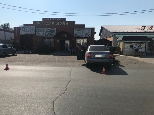 В поселке Первомайский разбился мотоциклист 