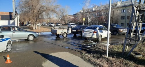 В Орске на Вокзальном шоссе в ДТП пострадал 65-летний велосипедист