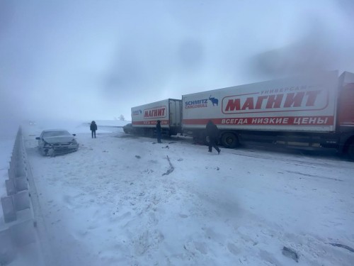 В Переволоцком районе столкнулись семь автомобилей – есть пострадавшие