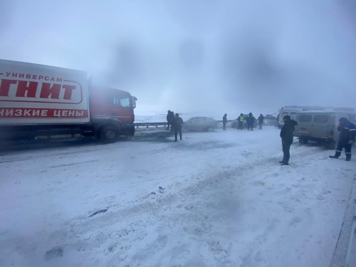 В Переволоцком районе столкнулись семь автомобилей – есть пострадавшие