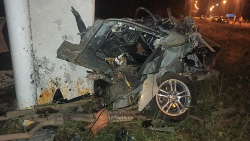 Сотрудниками полиции устанавливаются обстоятельства ДТП, в результате которого погибли 2 человека   