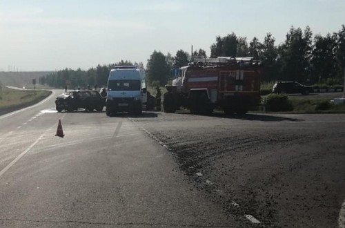 Полиция Шарлыка устанавливает обстоятельства ДТП с пострадавшими