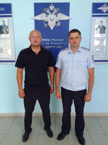 Невролог из Соль-Илецка поблагодарила полицейских за оперативное задержание опасного пациента